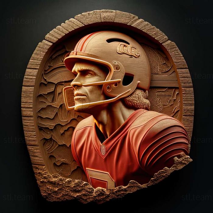 3D model Joe Montana Football game (STL)